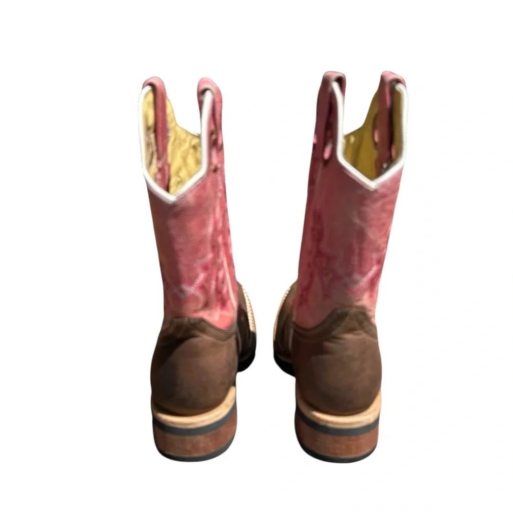 El General Pink Women Square Toe Western Boot women’s 5 kids 3.5 Mex 22